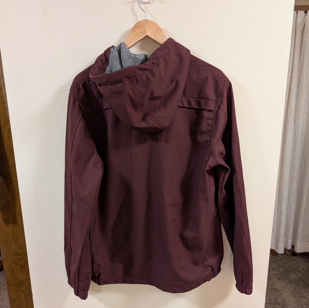 Nomad Softshell Hooded Jacket Lined Maroon Men’s … - image 6